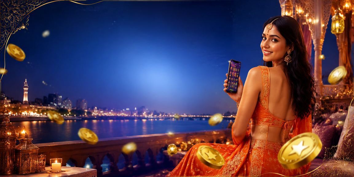 Indian player enjoying mobile sports betting outdoors