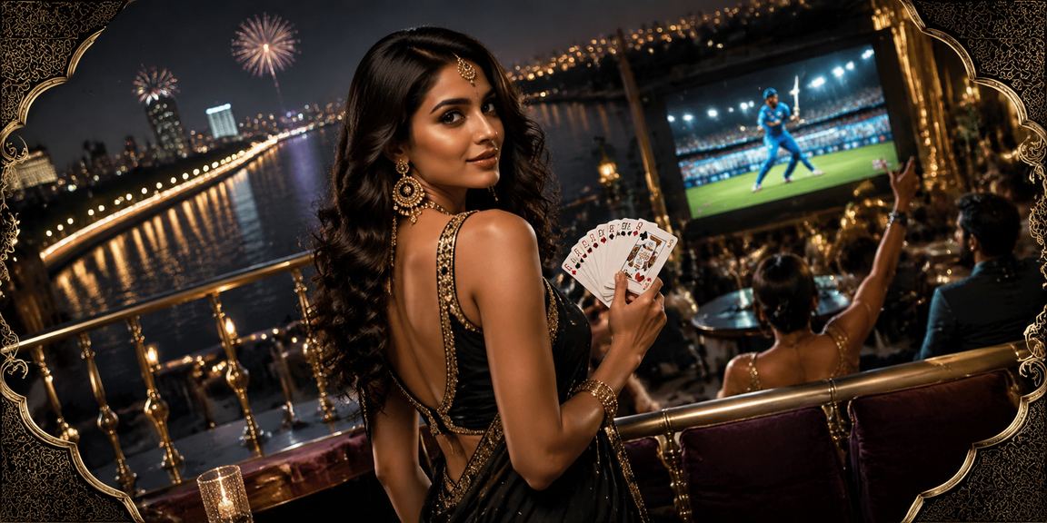 Live casino dealer hosting a high stakes game